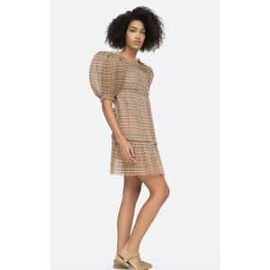 Sea New York Teddie Plaid Mini Dress